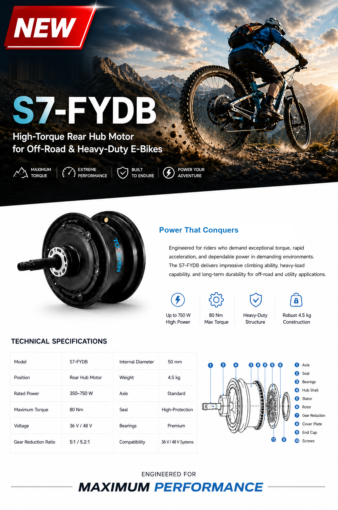 S7-FYDB High-Torque Rear Hub Motor (Page 21)