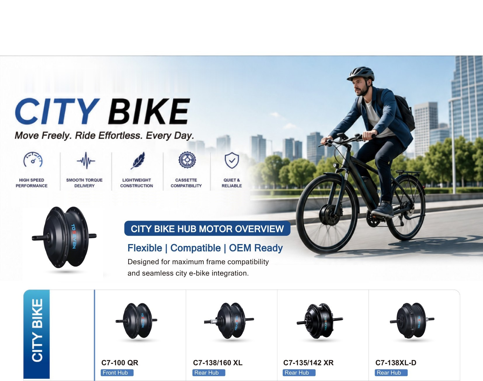 City Bike Hub Motors — C7 Series (Page 7)