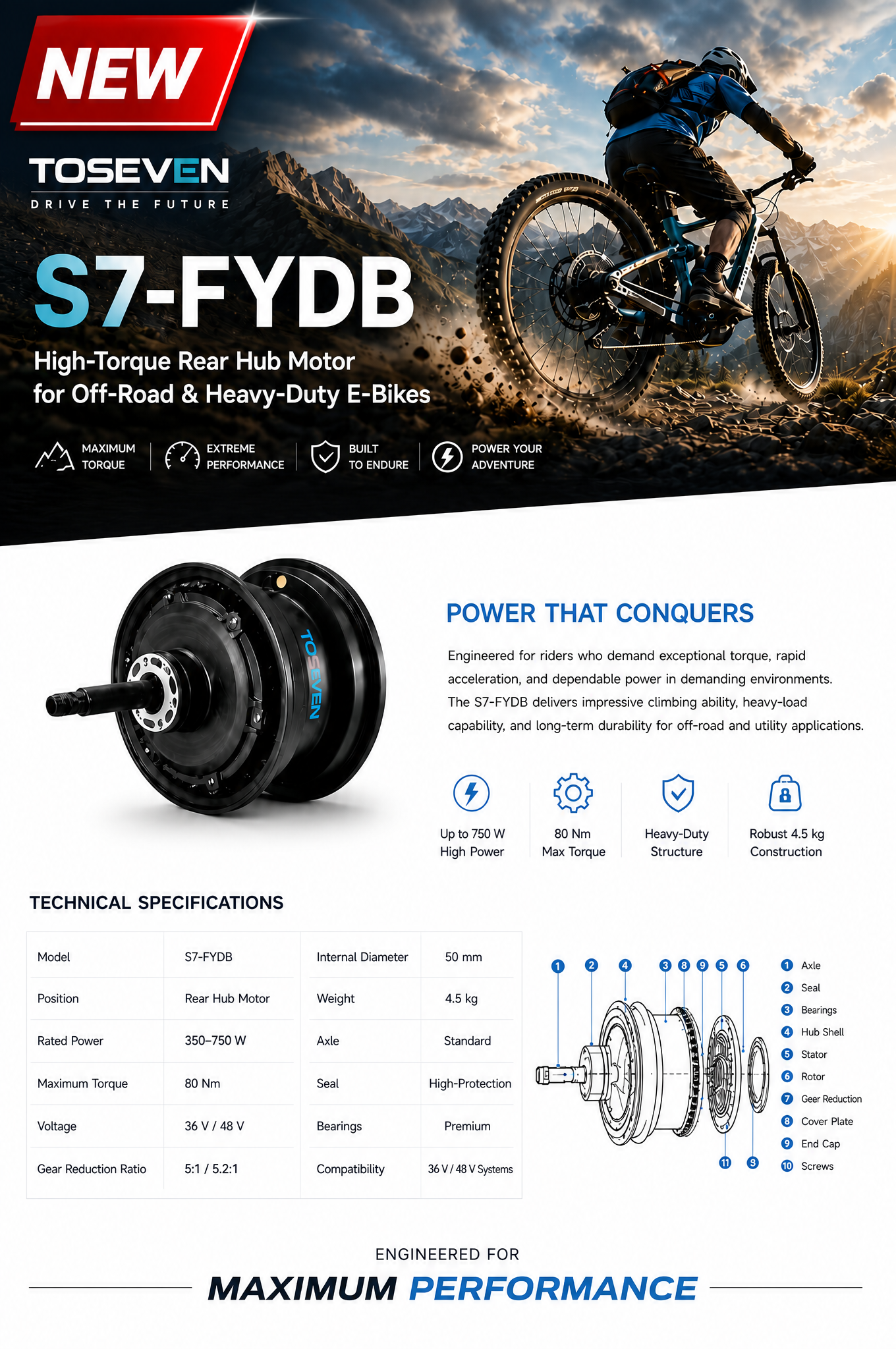 S7-FYDB High-Torque Rear Hub Motor (Page 21)